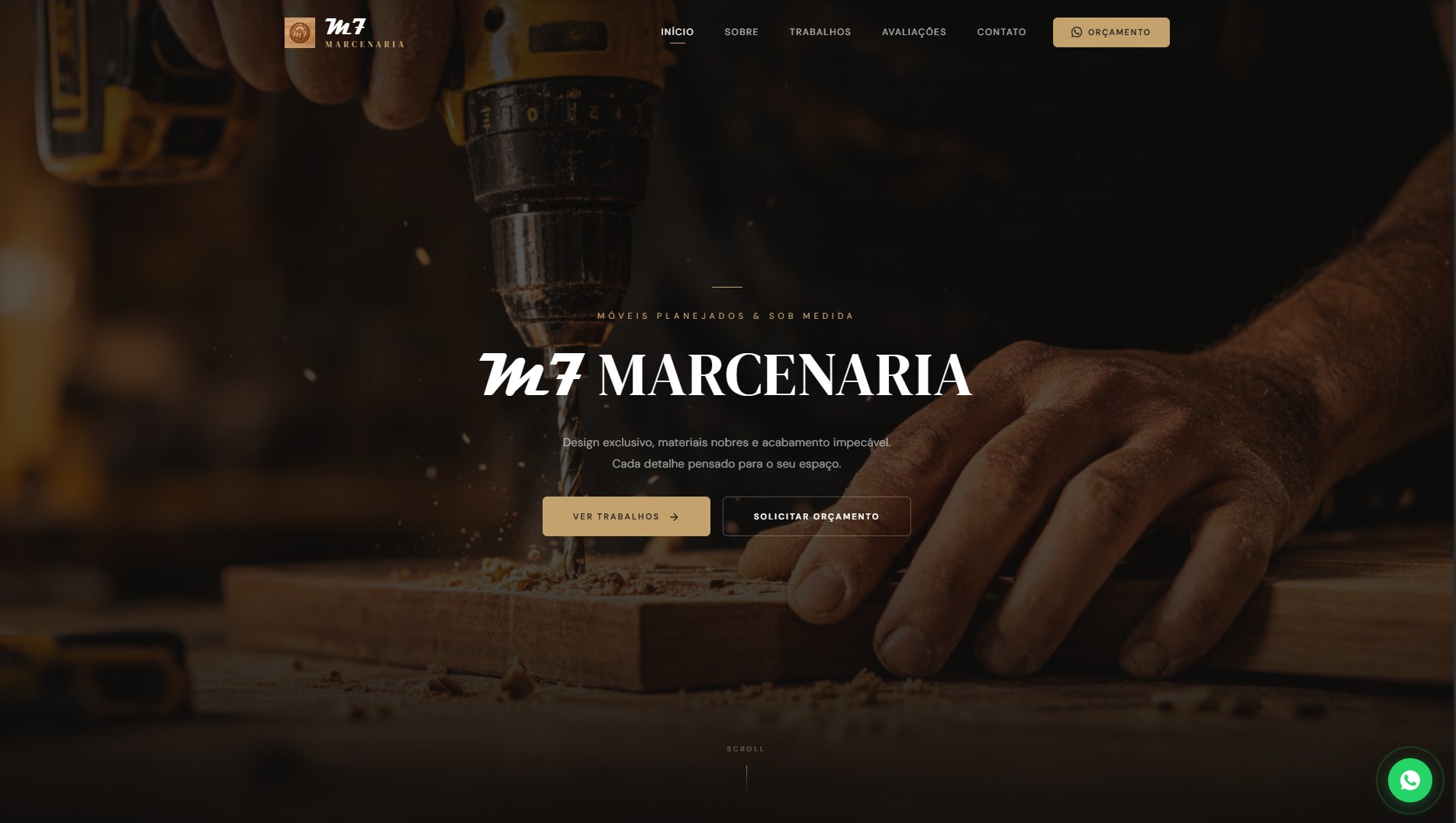 M7 Marcenaria — Site institucional